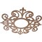 Ekena Millwork Dijon Wood Fretwork Pierced Ceiling Medallion, Walnut, 34"OD x 11"ID x 3/8"T CMWP34X34X0375DIWA - alternate 3